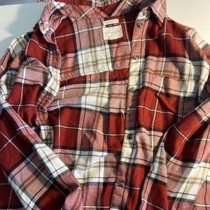 American Eagle Soft Flannels; Red and Blue